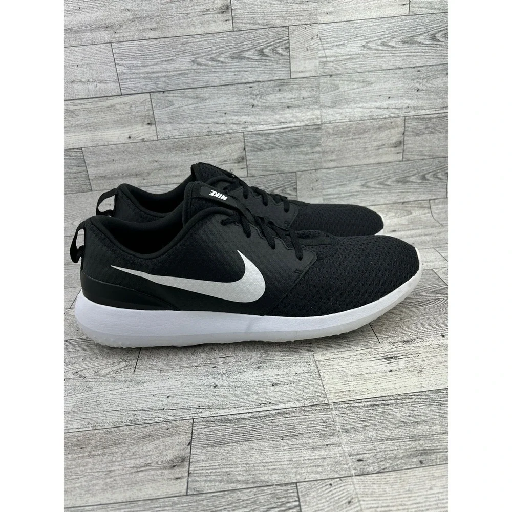 Nike Roshe G Men Golf Shoes Black White Spikeless‎ CD6065-001 Size 10.5